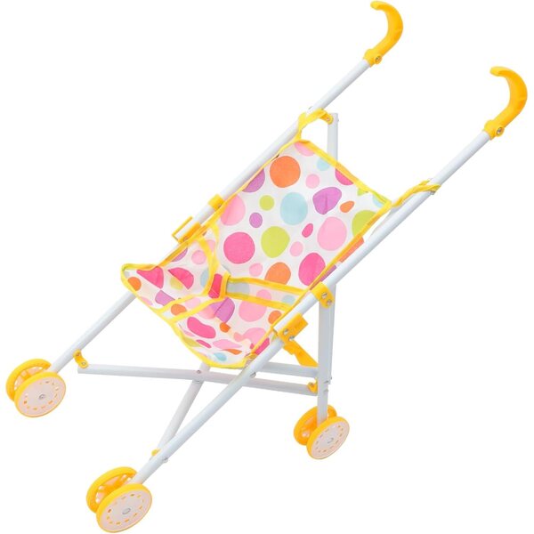 SOIMISS Poussette für Kinderpuppen, Struktur aus leichtem Metall, realistisches Spiel