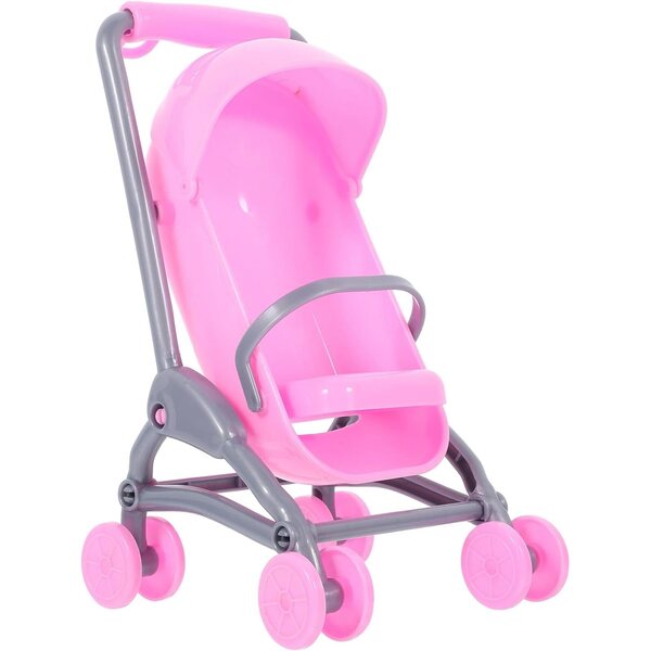 Set mit 2 Miniatur-Kinderwagen für Puppen, leicht und widerstandsfähig – Kinderspiel