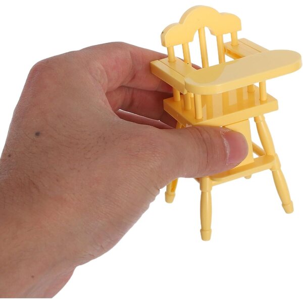 Set Miniature Poussette e Seggiolone per Bambole, Giocattolo Portatile e Realistico