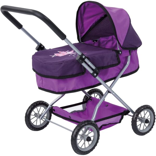 Bayer Design Smarty Landau Dolls Lila – Kinderwagen für Puppen bis 46 cm