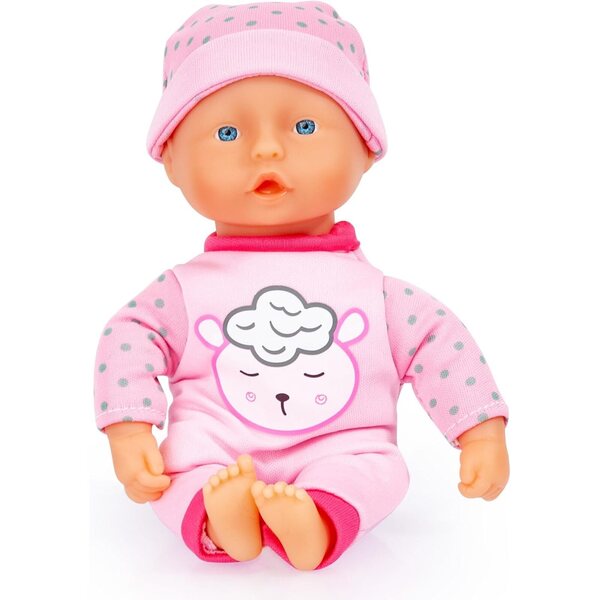 Bayer Design 92002AF – Set mit 2 Babypuppen, 20 cm, mit weichem Körper und aufgedrucktem Muster