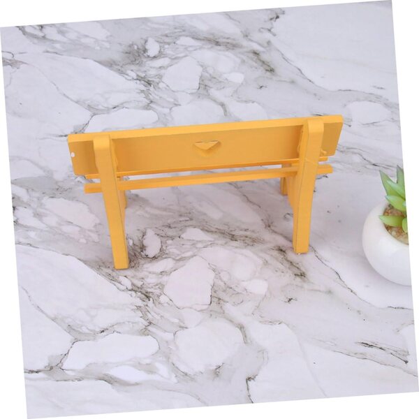 Gatuida Set 2 Mini Banchi Decorativi in Legno per Micro-Paesaggio e Casa delle Bambole