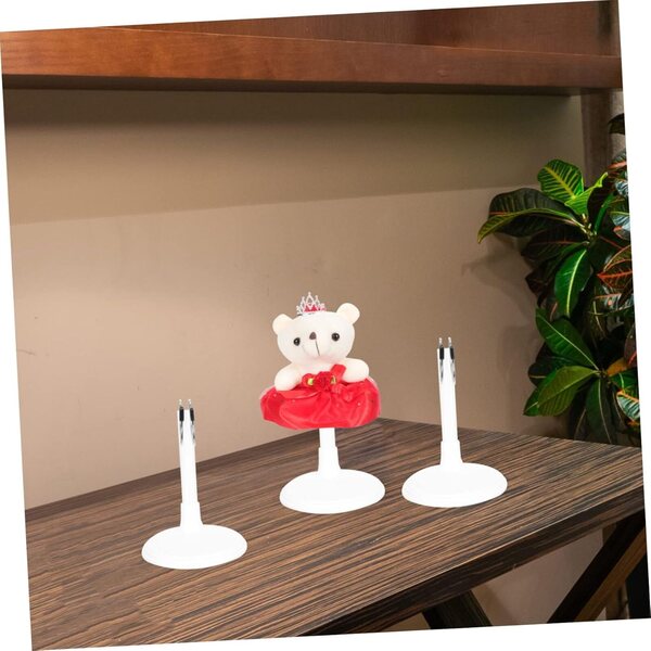 Support per Bambole Abaodam 3 Pezzi con Base Stabile in Acciaio Inossidabile e Plastica