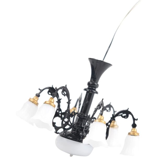 Lustre Miniatura Toddmomy a Luce Calda per Casa delle Bambole e Decorazioni Mini