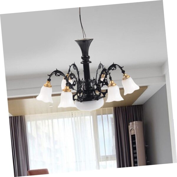 Lustre Miniatura Toddmomy a Luce Calda per Casa delle Bambole e Decorazioni Mini