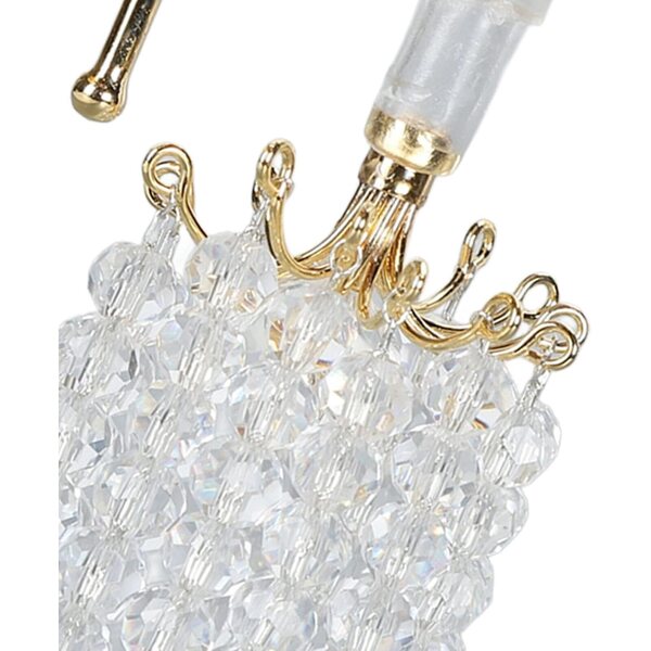 1:12 Miniatur-Wandlampe mit LED für Puppenhaus – Vintage-Design