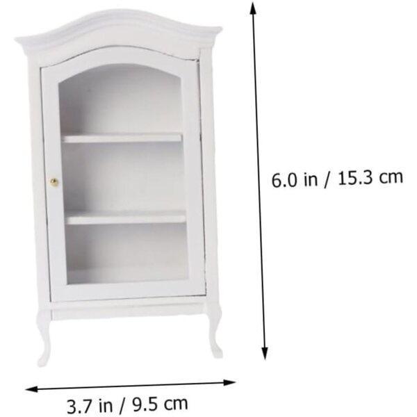 Mini-Holzschrank 1:12, dekorativ für das Büro – Amosfun Artisan Model