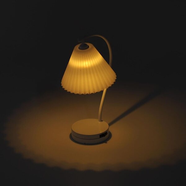 Miniatur-Tischlampe für Puppenhäuser 1:12 und 1:6 mit Batterie