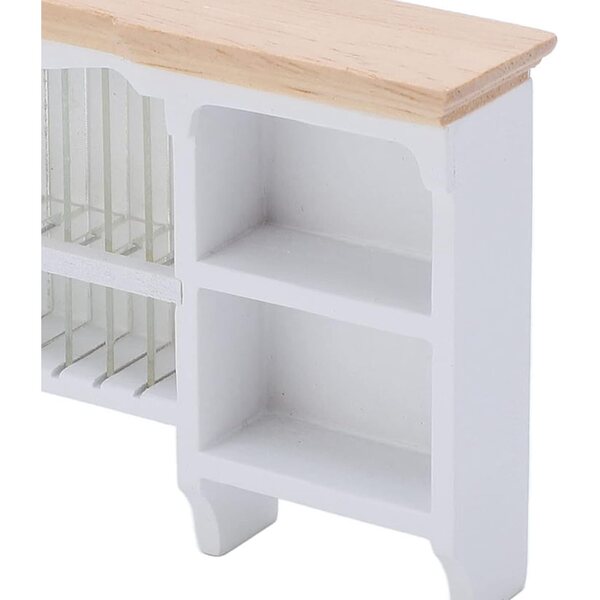 Keenso Mini-Wandschrank aus Birkenholz 1/12 für Puppenhaus