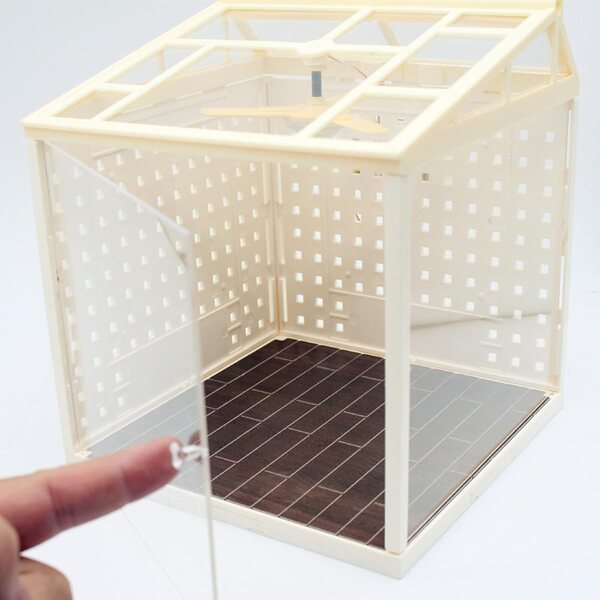 3D-Toit für Puppenhaus, raffinierte Details aus Kunststoff mit Anti-Staub-Design