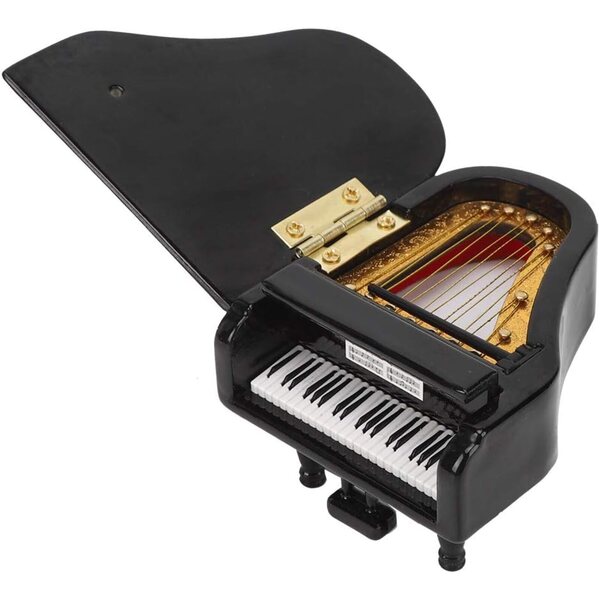 Modello Piano Miniatura in Tilleul con Cofano Protettivo - Decorazione Elegante