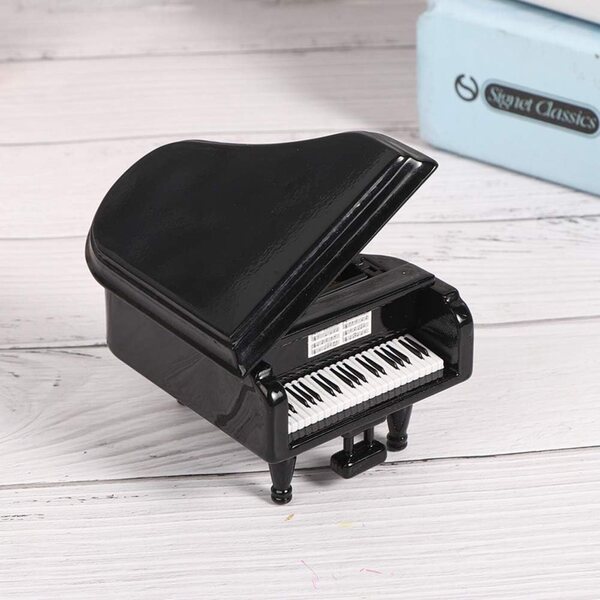 Modello Piano Miniatura in Tilleul con Cofano Protettivo - Decorazione Elegante