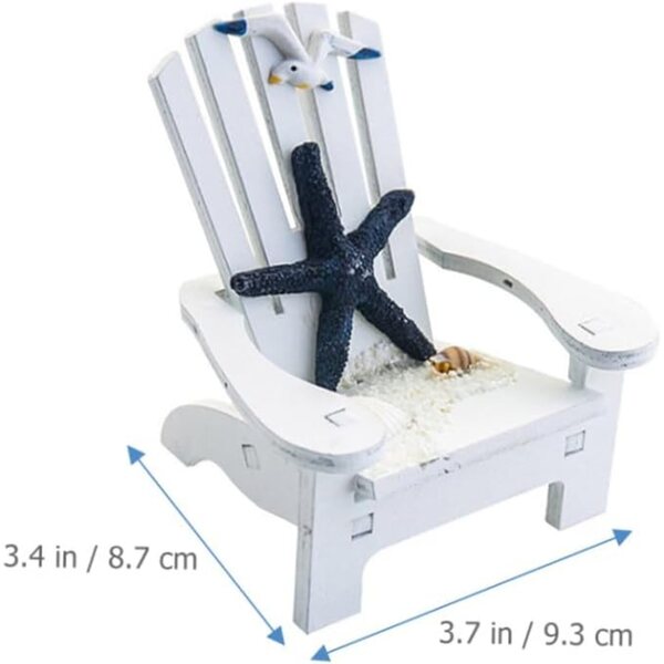 VICASKY Mini-Strandkörbe aus Holz im mediterranen Stil, 2er-Set
