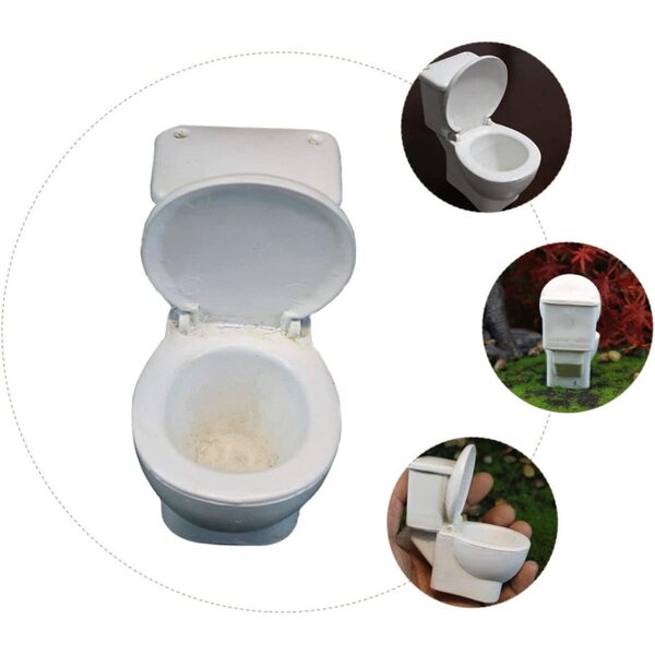POPETPOP Mini Commode Resina 2 Pezzi Decorazione Casa delle Bambole 8x5x9 cm