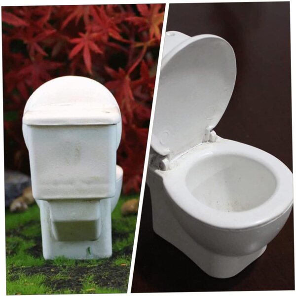 POPETPOP Mini Commode Resina 2 Pezzi Decorazione Casa delle Bambole 8x5x9 cm