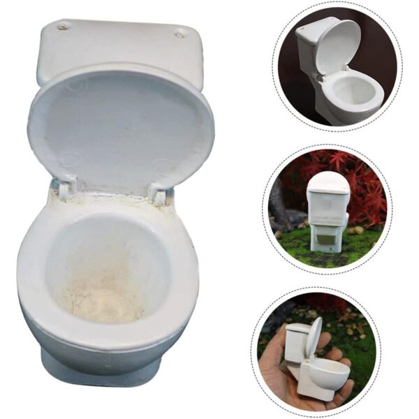 POPETPOP Mini Commode Resina 2 Pezzi Decorazione Casa delle Bambole 8x5x9 cm