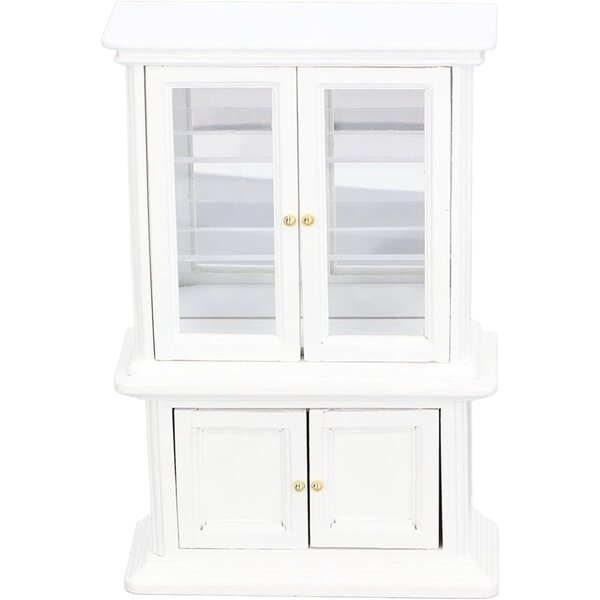 Acouto Libreria Miniatura 1:12 in Legno di Betulla per Casa delle Bambole Bianca