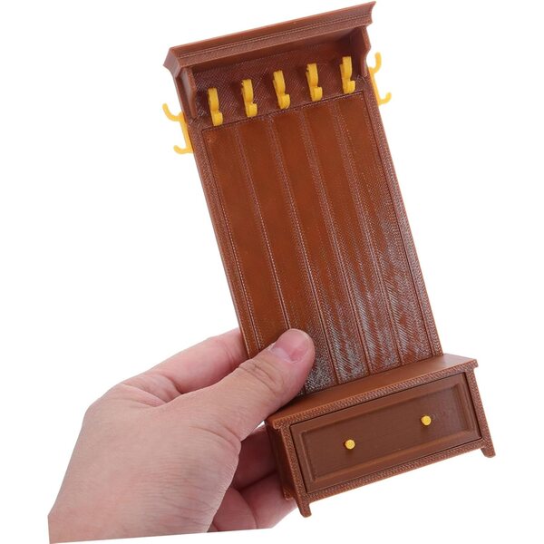 UPKOCH Set 4 Mini Armadi in Stile Retrò per Casa delle Bambole, Realistici e Sicuri