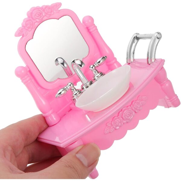 Miniature mobili bagno e toilette UPKOCH per casa delle bambole, decorazione realistica