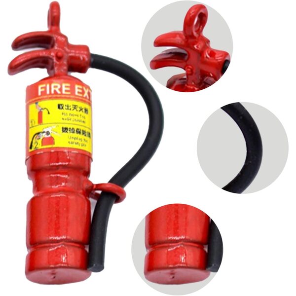 Estintori Giocattolo Mini 6 Pezzi per Casa delle Bambole e Bomboniere Pompiere