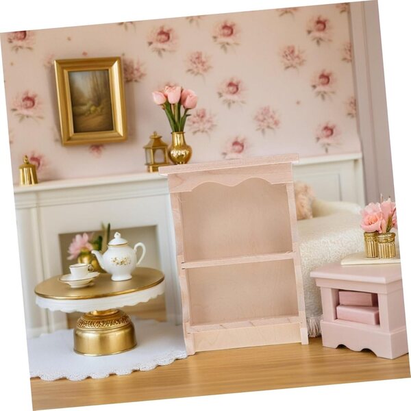 Mini Armadi Muro in Legno Beige per Case di Bambole - Set da 2 pezzi iplusmile