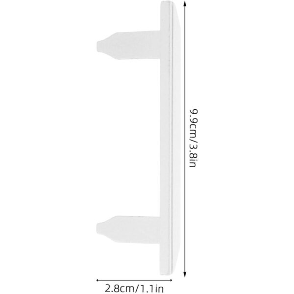 UPKOCH Set 2 Mobili in Legno Liscio per Casa delle Bambole - Accessori Decorativi Bianchi