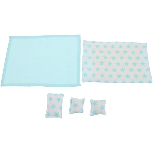 UPKOCH Set Lenzuola e Cuscino Morbido per Casa delle Bambole Miniature 1:12