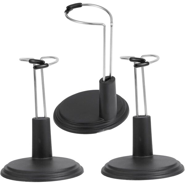 iplusmile Support per Bambole 3 Pezzi in Ferro e Plastica Robusta - Espositore Stabile
