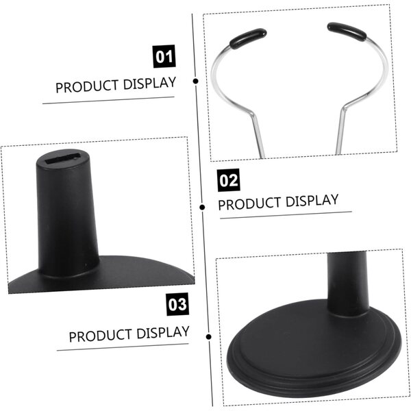 iplusmile Support per Bambole 3 Pezzi in Ferro e Plastica Robusta - Espositore Stabile