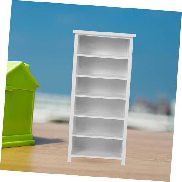 UPKOCH Libreria Miniatura in Legno per Casa delle Bambole, 2 Pezzi Perfetti per Decorazioni