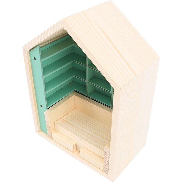 Miniatura Libreria in Legno 1:12 per Case delle Bambole, Decorativa e Artigianale