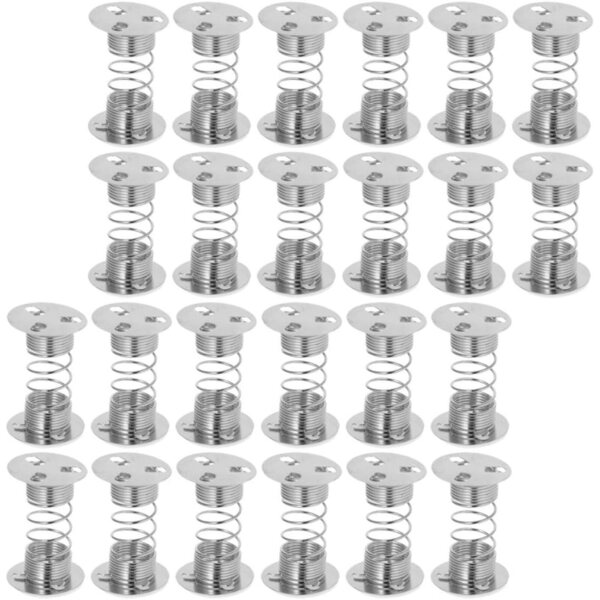 Set 24 Supporti a Molla per Bambole e Figurine - Base Oscillante per Creatività