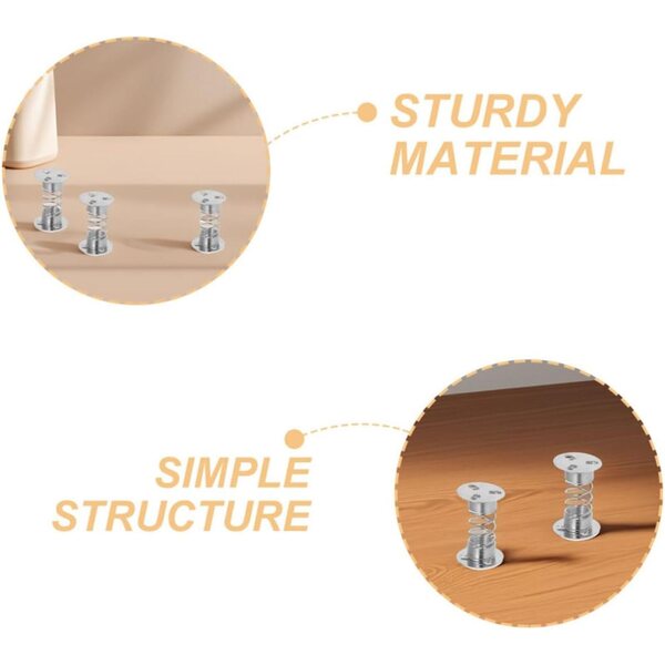 Set 24 Supporti a Molla per Bambole e Figurine - Base Oscillante per Creatività