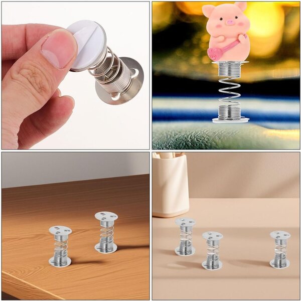 Set 24 Supporti a Molla per Bambole e Figurine - Base Oscillante per Creatività