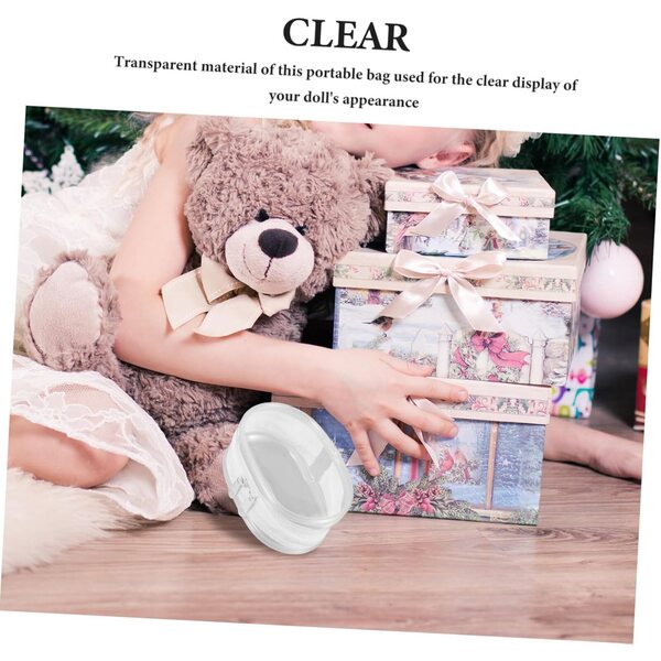 Set 4 Custodie Trasparenti BESTonZON per Bamboles - Organizer Pratico e Portatile