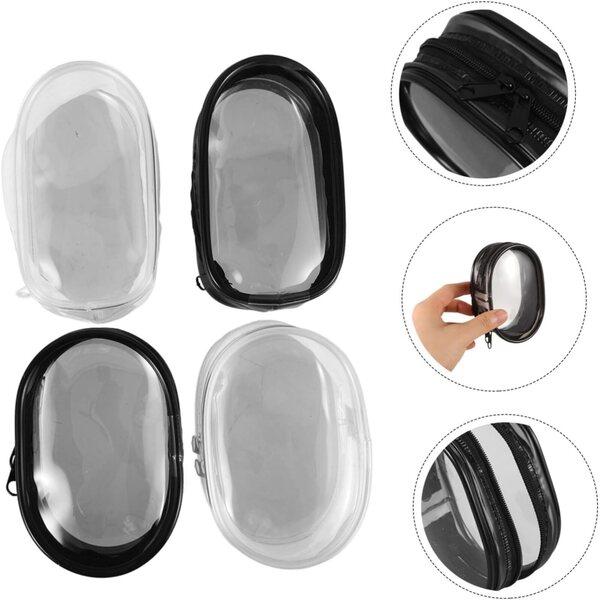 Set 4 Custodie Trasparenti BESTonZON per Bamboles - Organizer Pratico e Portatile