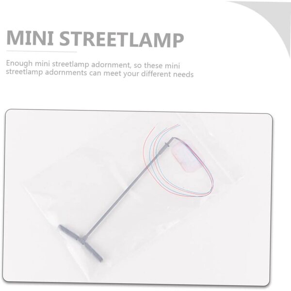 STOBOK 4 Miniatur-LED-Lampen für Puppenhäuser und Modellbau 11x4,5 cm