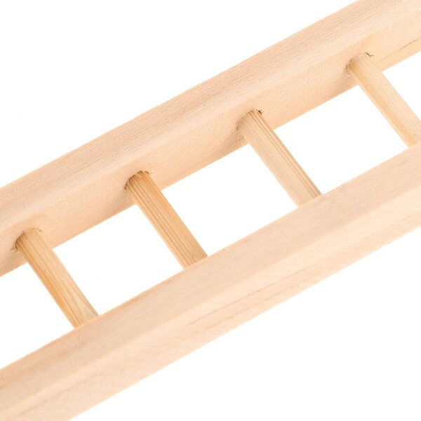 ifundom Mini-Holztreppen-Set, 4-teilig, für Puppenhäuser und DIY-Dekorationen