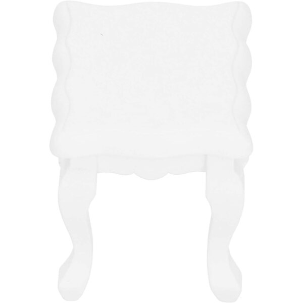 Tavolo da tè in legno per casa delle bambole 1:12, accessorio miniatura resistente