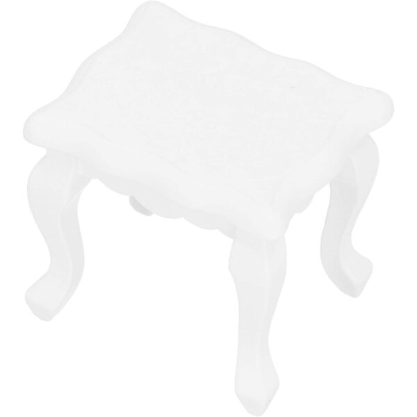 Tavolo da tè in legno per casa delle bambole 1:12, accessorio miniatura resistente