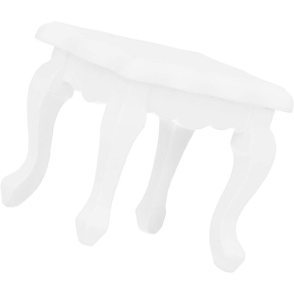 Tavolo da tè in legno per casa delle bambole 1:12, accessorio miniatura resistente