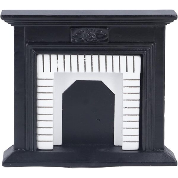 Cheminée Miniatura in Legno di Bètulla per Casa delle Bambole Scala 1:12