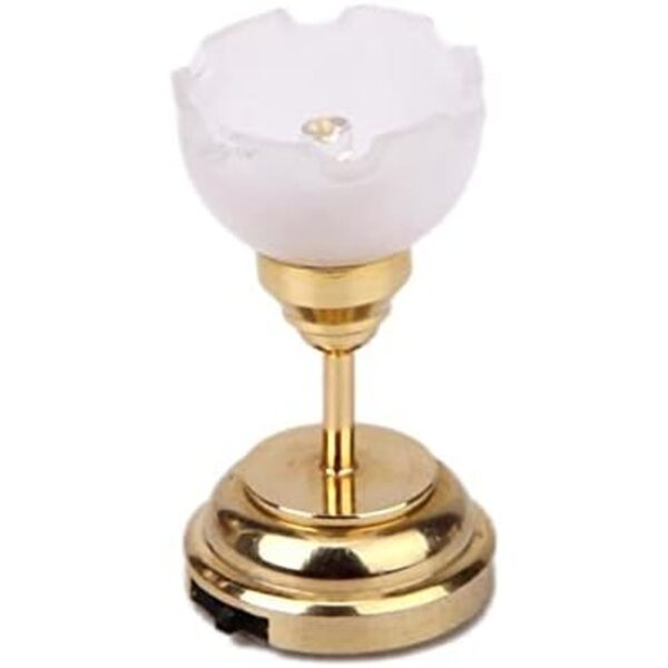 Lampe Miniatura LED 3 pezzi per Casa delle Bambole Scala 1:12 Design in Metallo