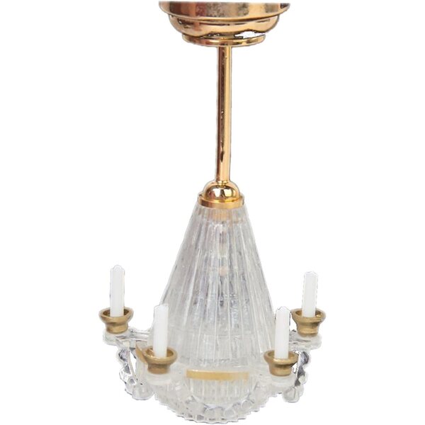 Lampe Miniatura LED 3 pezzi per Casa delle Bambole Scala 1:12 Design in Metallo