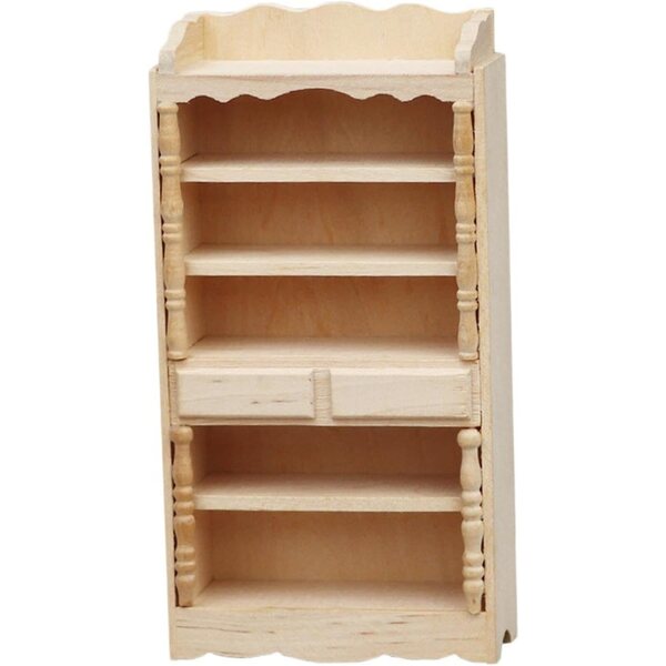 Armadietto Miniatura in Legno 1:12 per Casa delle Bambole - Decorazione Realistica