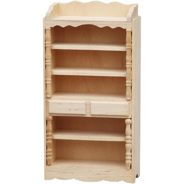 Armadietto Miniatura in Legno 1:12 per Casa delle Bambole - Decorazione Realistica