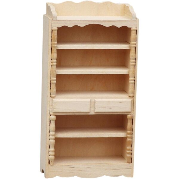 Armadietto Miniatura in Legno 1:12 per Casa delle Bambole - Decorazione Realistica