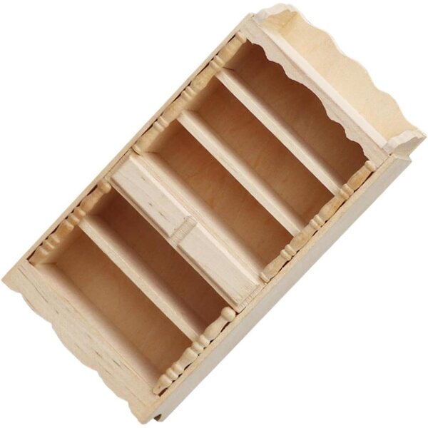 Armadietto Miniatura in Legno 1:12 per Casa delle Bambole - Decorazione Realistica