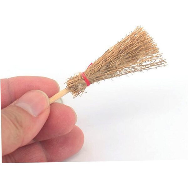 Mini-Deko-Holzbalai für Puppenhaus- und Saisondekorationen 8 cm