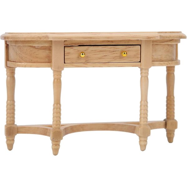 Bureau Miniatura in Legno con Cassetti a Molla per Casa delle Bambole Scala 1:12